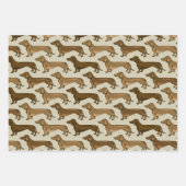 ダシュントイラストレーションシームレス ラッピングペーパーシート (正面2)