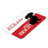 ダシュントウィーナードッグ食洗機磁石標識 マグネット (左側)