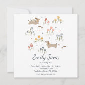 ダシュントウィーナー愛犬家パーティの招待状 セーブザデート (正面)