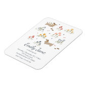 ダシュントウィーナー愛犬家パーティの招待状 マグネット (左側)