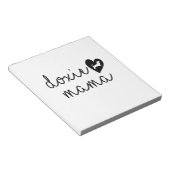 ダシュントウインナソーセージドッグママ ノートパッド (アングル)