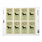 ダシュントオクトーバーフェストホーム醸造ビールラベル ラベル (フルシート)