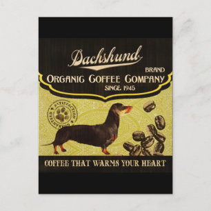 ダシュントオーガニックブランド – Coffee Company ポストカード