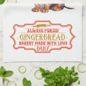 ダシュントシェフベーキングジンジャーパン キッチンタオル (折り畳み)