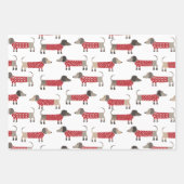 ダシュントソーセージウィナードグホリデー ラッピングペーパーシート (正面)