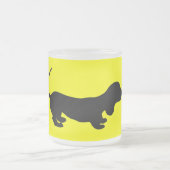 ダシュントデザインマグforウィナー愛犬家 フロストグラスマグカップ (中央)