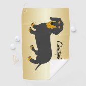 ダシュントデザイン パーソナライズされた ゴルフタオル (インサイチュ)