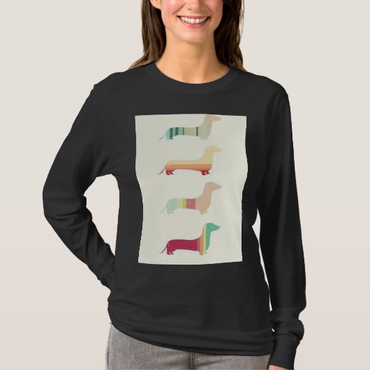 ダシュントドッグアートポパート Tシャツ (正面)