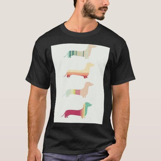 ダシュントドッグアートポパート Tシャツ (正面)