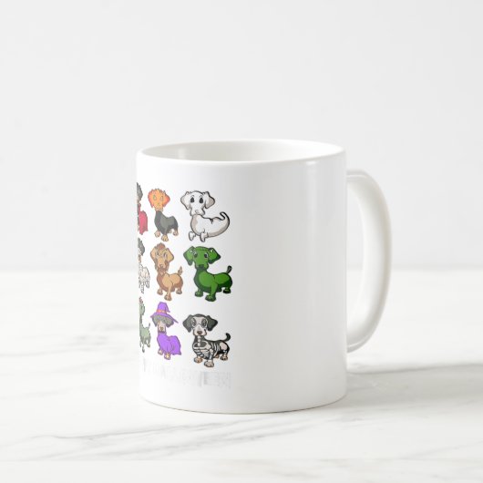 ダシュントドッグスハロウィーンハッピーハローウィン コーヒーマグカップ (正面右)