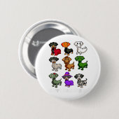 ダシュントドッグスハロウィーンハッピーハローウィン 缶バッジ (正面&裏面)