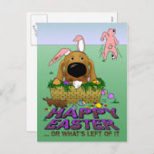 ダシュントハッピーイースター葉書 シーズンポストカード (正面/裏面)