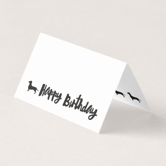 ダシュントハッピーバースデーカード (正面)