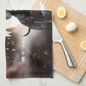 ダシュントハロウィーン怖い キッチンタオル (四つ折り)