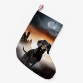 ダシュントハロウィーン怖い スモールクリスマスストッキング (正面 (吊り時))