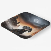 ダシュントハロウィーン怖い ペーパープレート (傾斜あり)