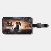 ダシュントハロウィーン怖い ラゲッジタグ (裏面横)