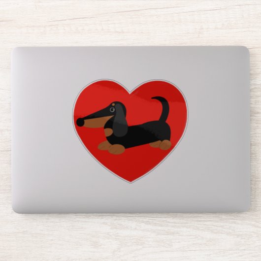 ダシュントハートビニールシール シール (コンピューター)