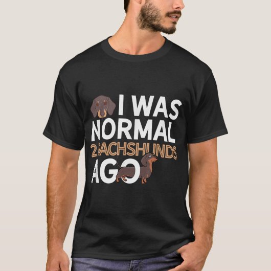 ダシュントパパおもしろいウィーナードッグラバードキシーマルチプル Tシャツ (正面)