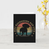 ダシュントパパおもしろいー常に父の日の贈り物パパ カード (黄色い花)