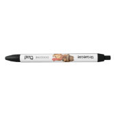 ダシュントパパ 黒ボールペン (正面)