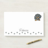 ダシュントパーソナライズされたソーセージ犬のポストイット ポストイット (デスク)