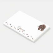 ダシュントパーソナライズされたソーセージ犬のポストイット ポストイット (アングル)