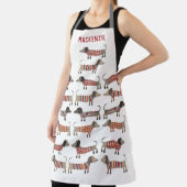 ダシュントパーソナライズされたソーセージ犬 エプロン (インサイチュ)