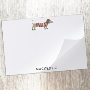 ダシュントパーソナライズされたソーセージ犬 ペーパーパッド