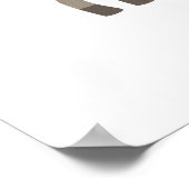 ダシュントパーソナライズされたソーセージ犬 ポスター (角)