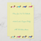 ダシュントパーティの招待状 招待状 (正面/裏面)