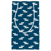 ダシュントパーティーウィーナードッグ抱き枕 スモールペーパーバッグ (正面)