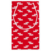 ダシュントパーティーウィーナードッグ抱き枕 スモールペーパーバッグ (裏面)