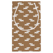 ダシュントパーティーウィーナードッグ抱き枕 スモールペーパーバッグ (裏面)