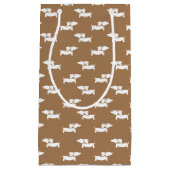 ダシュントパーティーウィーナードッグ抱き枕 スモールペーパーバッグ (正面)