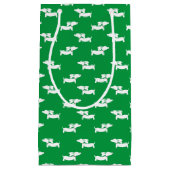 ダシュントパーティーウィーナードッグ抱き枕 スモールペーパーバッグ (正面)