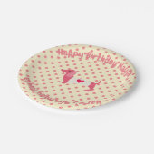 ダシュントパーティープレートバースデーパーティープレート ペーパープレート (アングル)