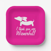 ダシュントパーティー考えお前は元気なピンクだ ペーパープレート (正面)