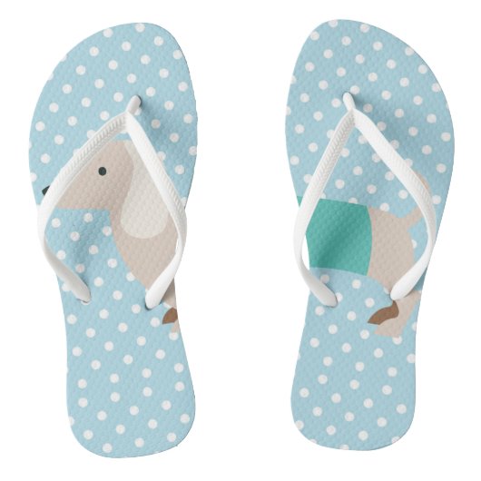 ダシュントビーチサンダルかわいいウィーナードッグビーチシューズ ビーチサンダル (ソール)