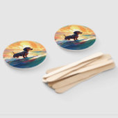 ダシュントビーチサーフィン絵画ズ ハンドファン (組立なし)