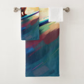 ダシュントビーチサーフィン絵画ズ バスタオルセット (インサイチュ)