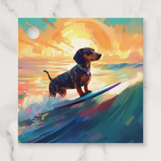 ダシュントビーチサーフィン絵画ズ フェイバータグ (正面)