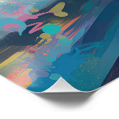 ダシュントビーチサーフィン絵画ズ ポスター (コーナー)