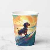 ダシュントビーチサーフィン絵画ズ 紙コップ (裏面)