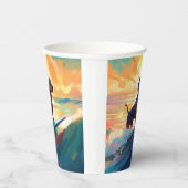 ダシュントビーチサーフィン絵画ズ 紙コップ (右)