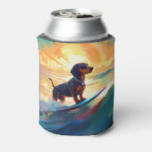 ダシュントビーチサーフィン絵画ズ 缶クーラー (缶裏面)