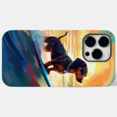 ダシュントビーチサーフィン絵画ズ Case-Mate iPhoneケース (裏面 (横))