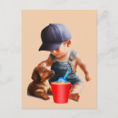 ダシュントビーチデイポストカードアート ポストカード (正面)