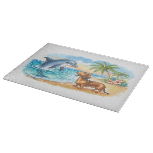 ダシュントビーチ:ドルフィンの出会い カッティングボード (角)