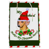 ダシュントメリークリスマス ミディアムペーパーバッグ (正面)